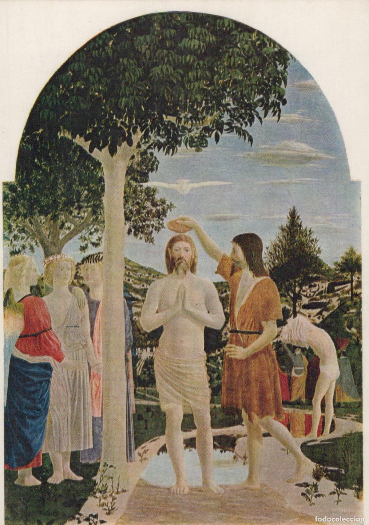 Cartoline: United Kingdom London Piero della Francesca the Baptism of Unposted *YAU553
