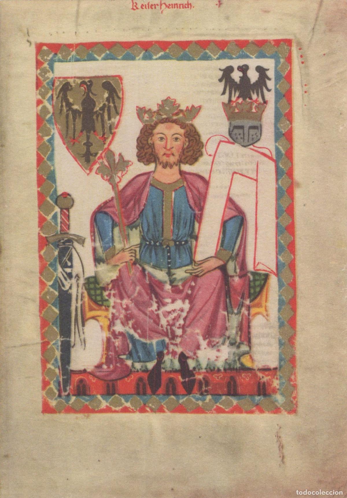 Cartoline: Germany Baden Baden Kaiser Heinrich VI Medieval Minnes&auml;nger Unposted *YAU578