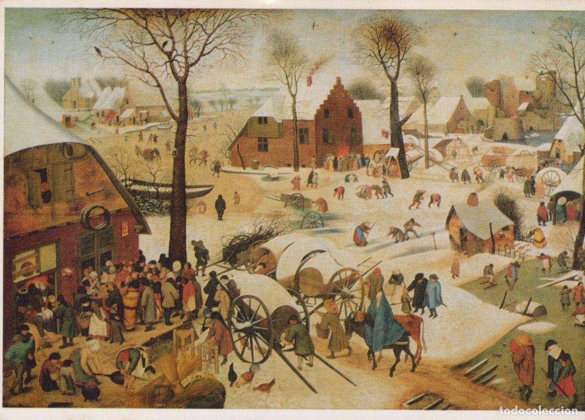 Cartoline: Belgium Antwerp Pieter Brueghel II the Census At Bethlehem Unposted *YAU740