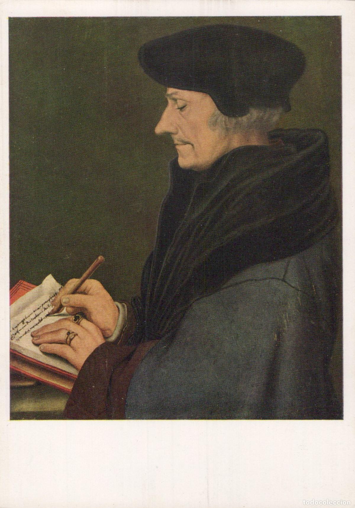 Postkarten: Switzerland Basel Hans Holbein D J Portrait of Erasmus of Unposted *YAU633