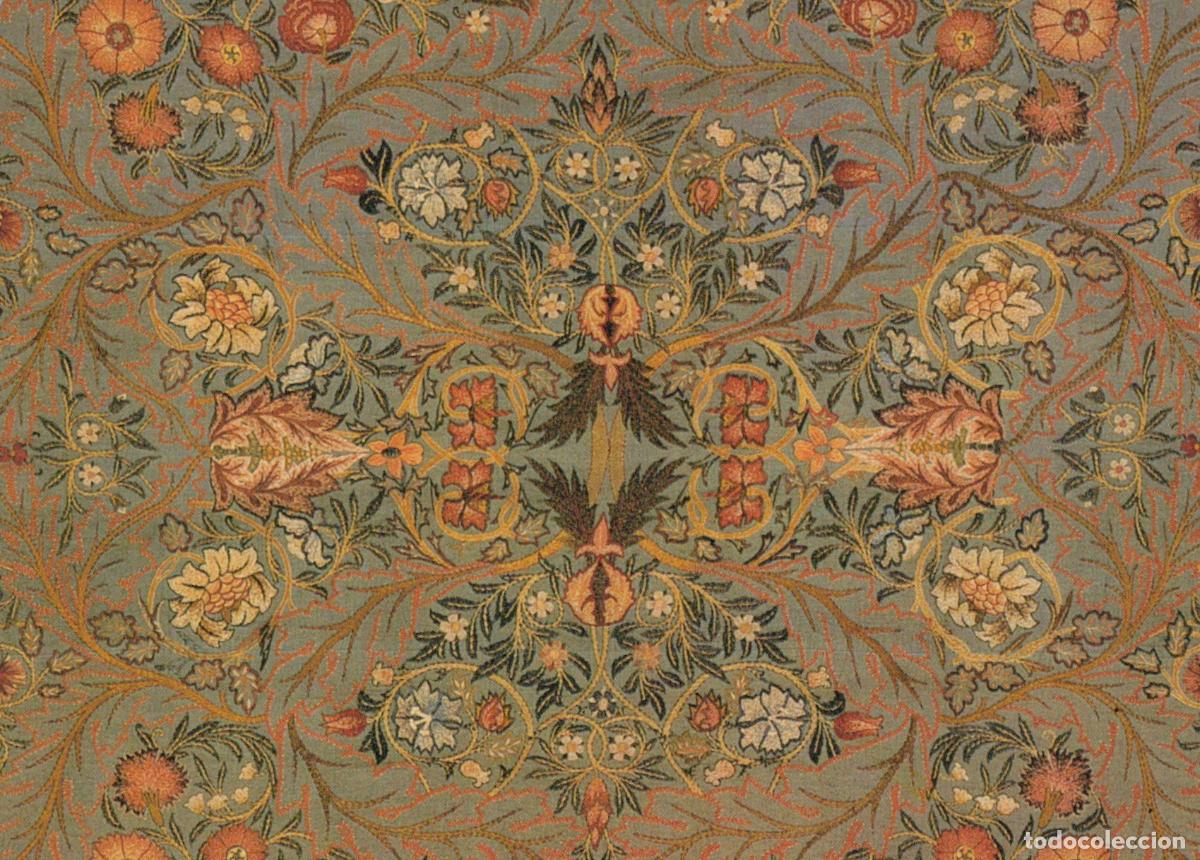 Cartoline: Germany William Morris Tagesdecke Teilansicht 1880 Art Nouveau Unposted *YAU760