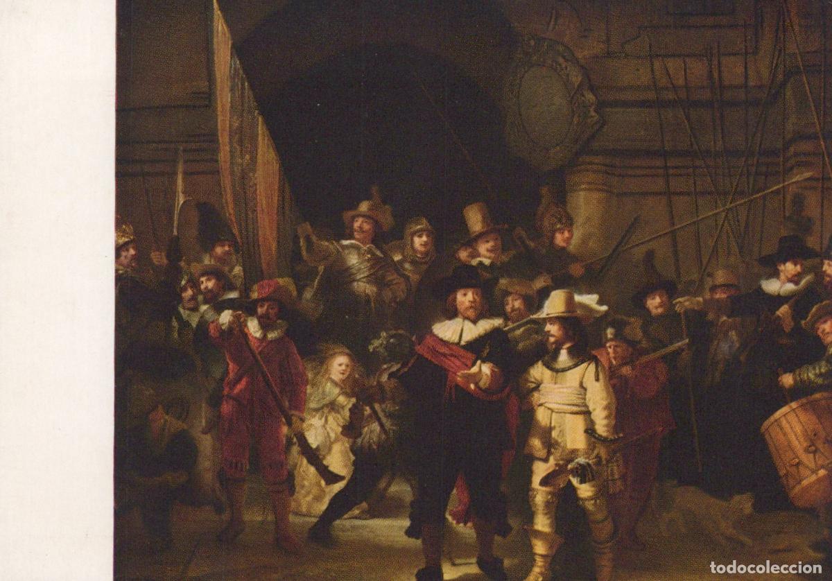 Postales: Netherlands Amsterdam Rembrandt the Nightwatch Rijksmuseum Art Unposted *YAU658