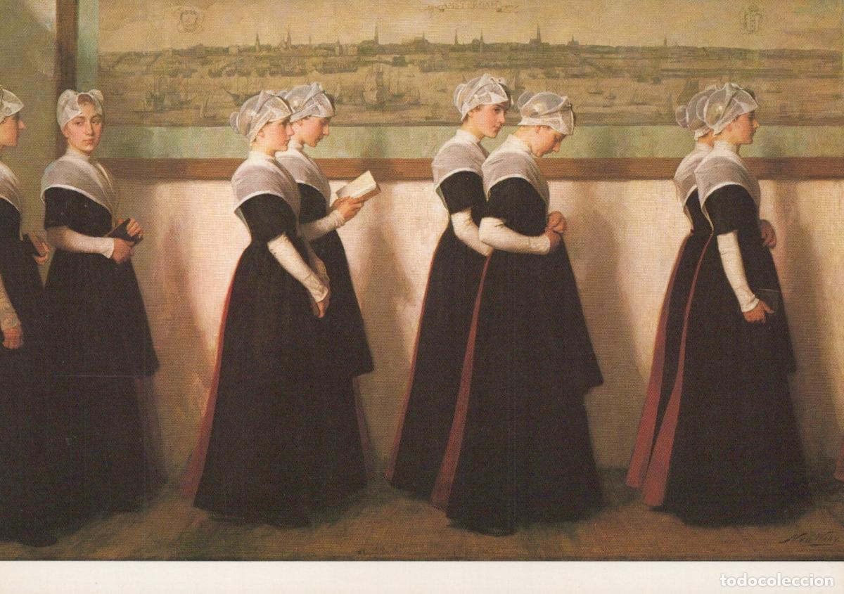Cartoline: Netherlands Amsterdam Orphan Girls in CIVIL Orphanage By Unposted *YAU663