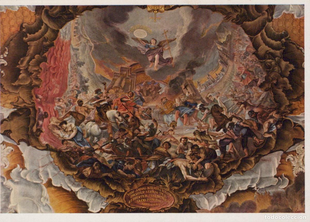 Postales: Germany Trier Paulinuskirche Ceiling Painting Thomas Scheffler Unposted *YAU683