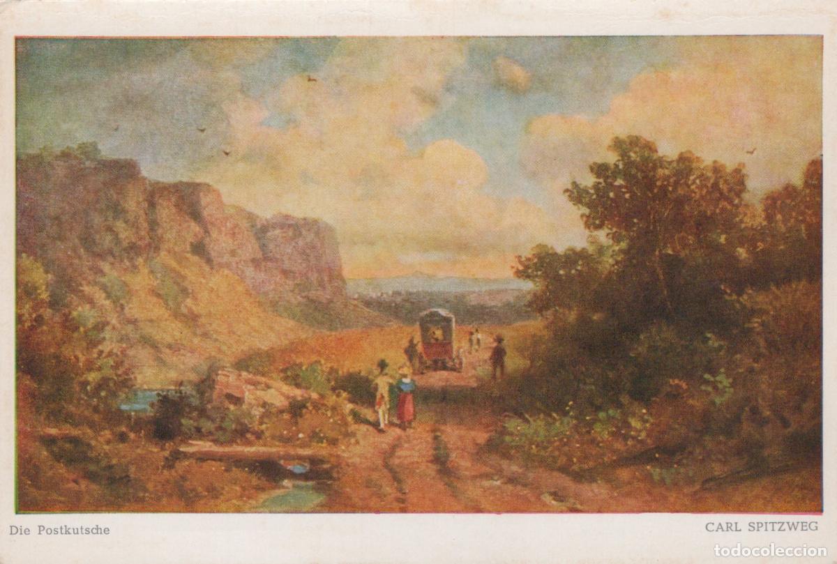 Postais: Germany Munich The Stagecoach By Carl Spitzweg Unposted *YAU742