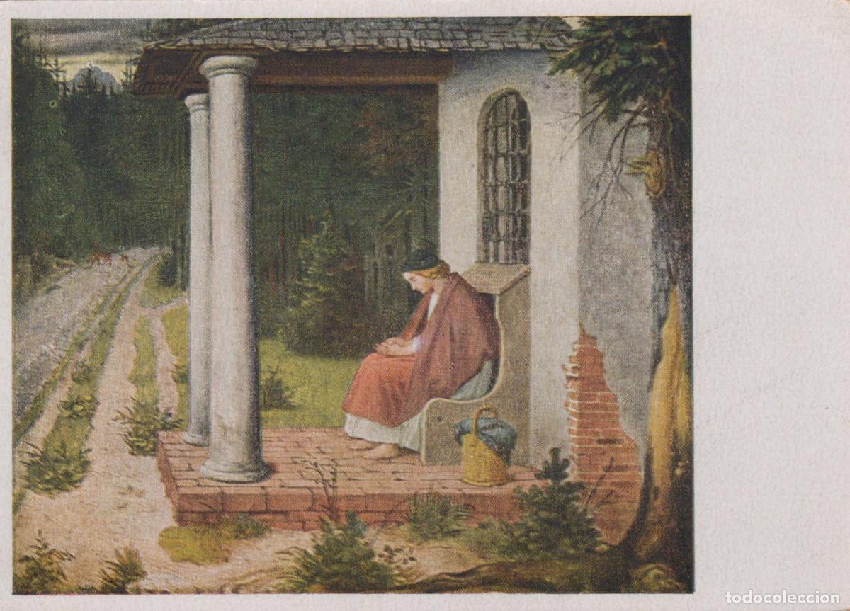Postkarten: Germany Munich Moritz von Schwind Waldandacht Woman Sitting On Unposted *YAU880