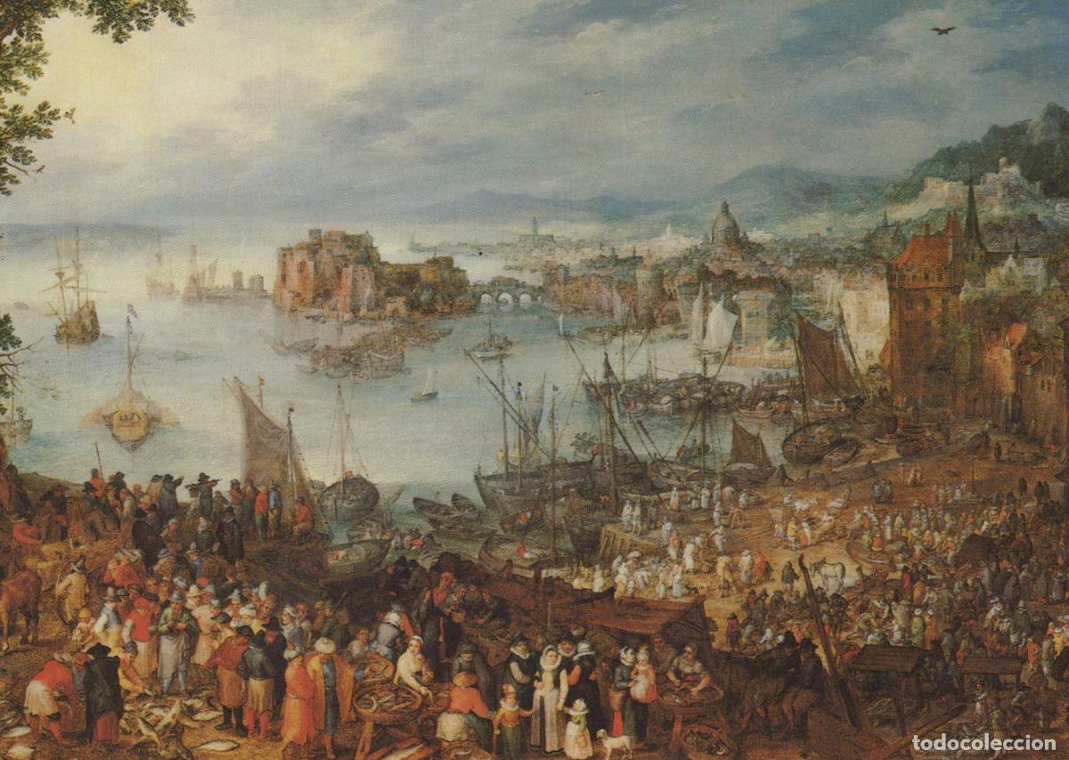 Cartes Postales: Germany Munich Jan Brueghel the Elder Great Fish Market With Unposted *YAU792