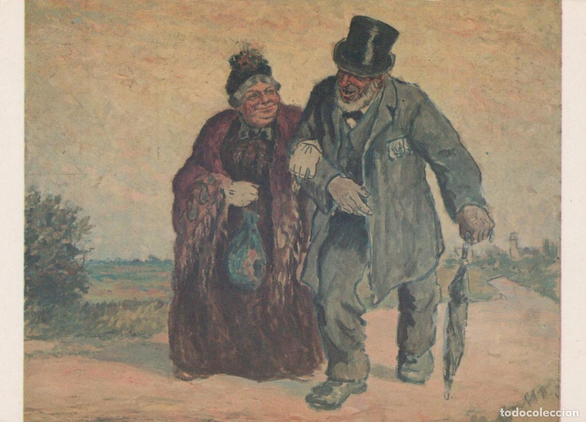 Cartes Postales: Germany Minden Otto Quante Heimkehr Vom Fest Old Couple Walking Unposted *YAU935