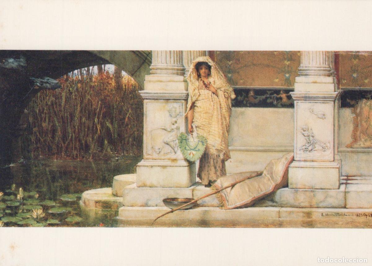 Postales: Germany Hamburg Lawrence Alma Tadema Beim Fischen 1873 Woman Unposted *YAU966