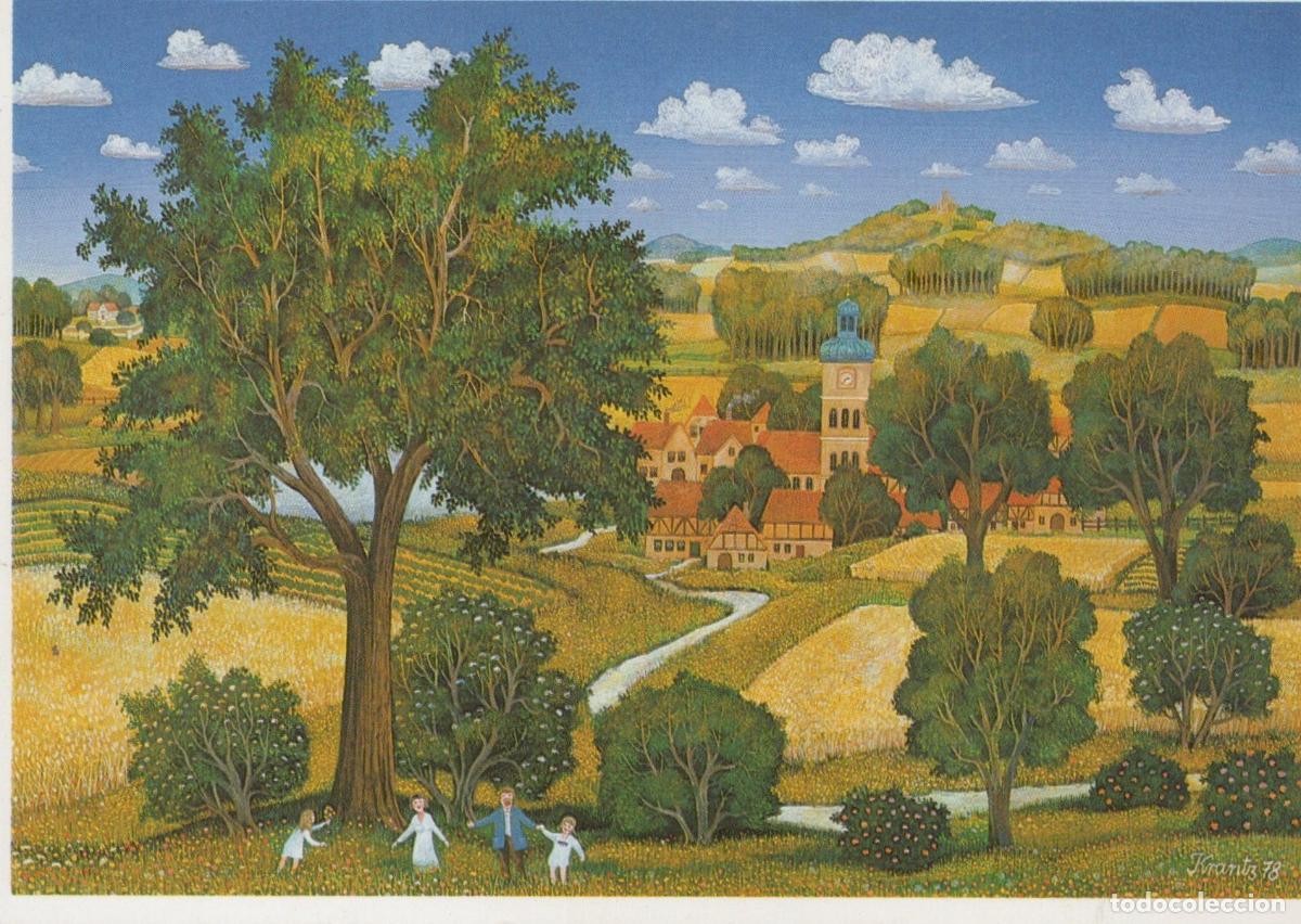 Postales: Germany Rothenburg Ob der Tauber Rural Village Landscape With Unposted *YAU862