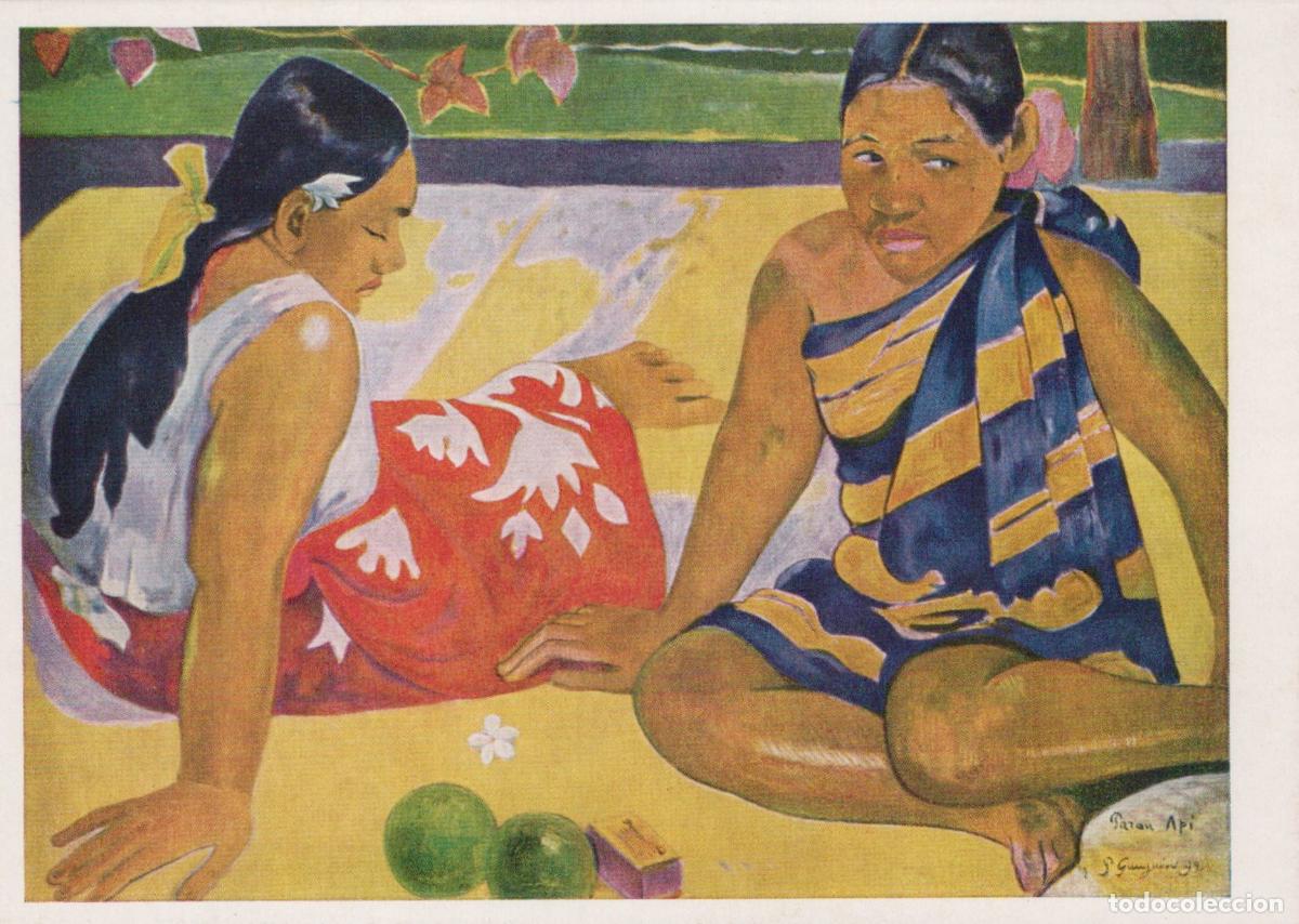 Postales: Germany Dresden Tahiti Paul Gauguin Two Women of Tahiti Unposted *YAU867
