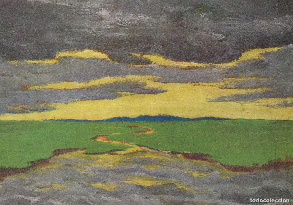 Postales: Germany Munich Emil Nolde Vorabend 1916 Painting Kunstmuseum Unposted *YAU877