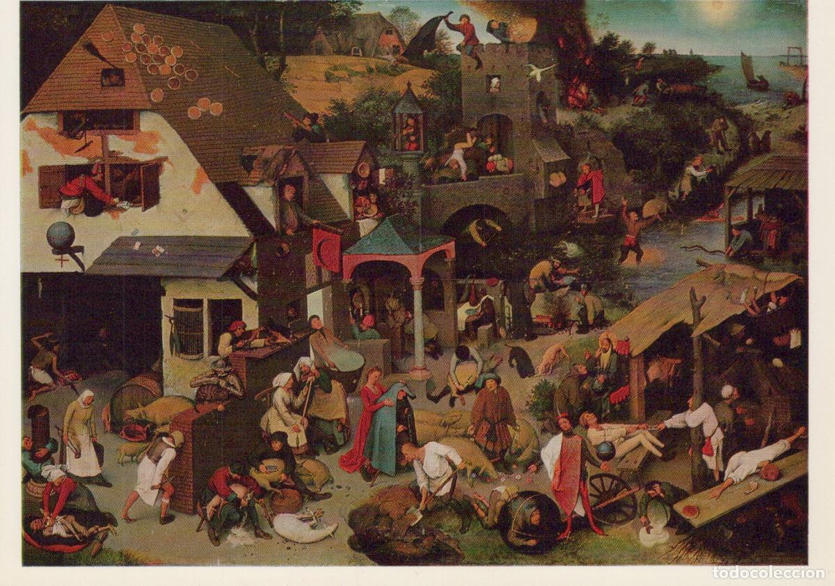 Postales: Germany Berlin Pieter Bruegel D &Auml; the Netherlandish Proverbs Unposted *YAU978