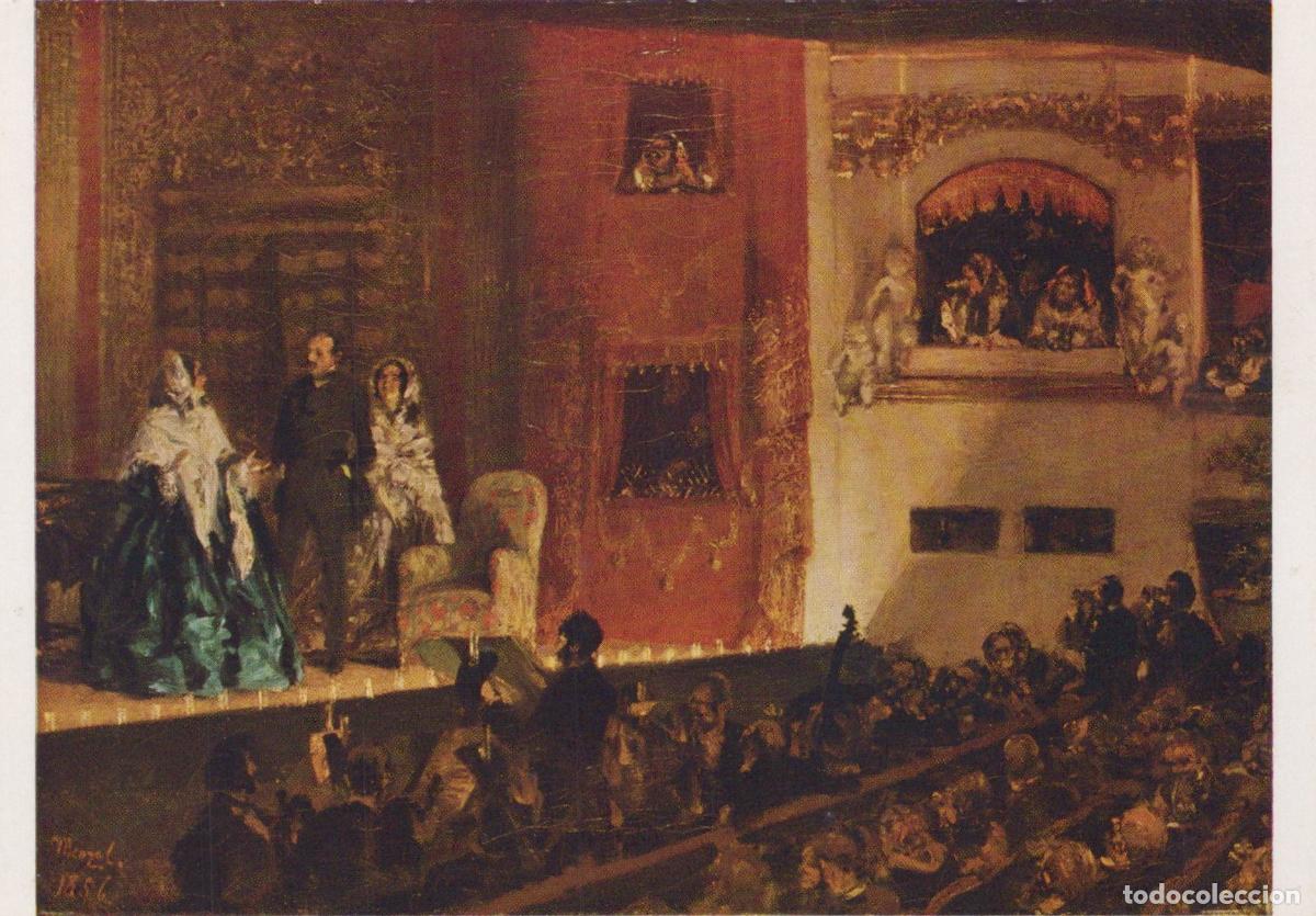 Postales: Germany Berlin Museum Dahlem Adolph Menzel IM Th&eacute;&acirc;tre du Unposted *YAU993