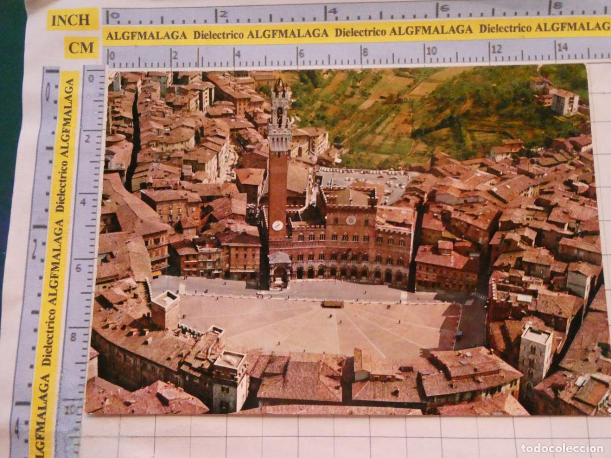 Postales: POSTAL DE ITALIA. SIENA PIAZZA DEL CAMPO E PALAZZO PUBLICO. 3033