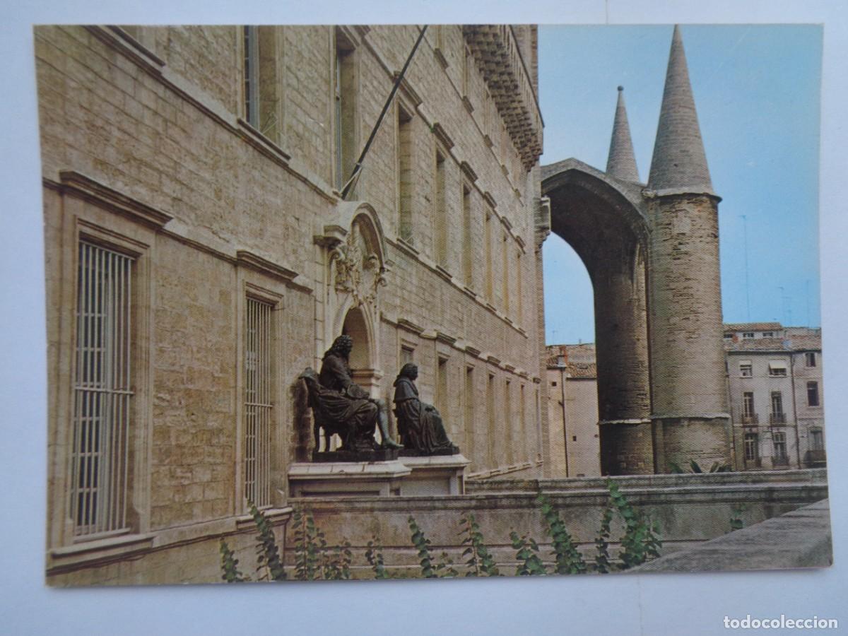 Postkarten: POSTAL DE MONTPELLIER ( FRANCIA ): ENTRADA DE LA FACULTAD E IGLESIA DE SAN PEDRO