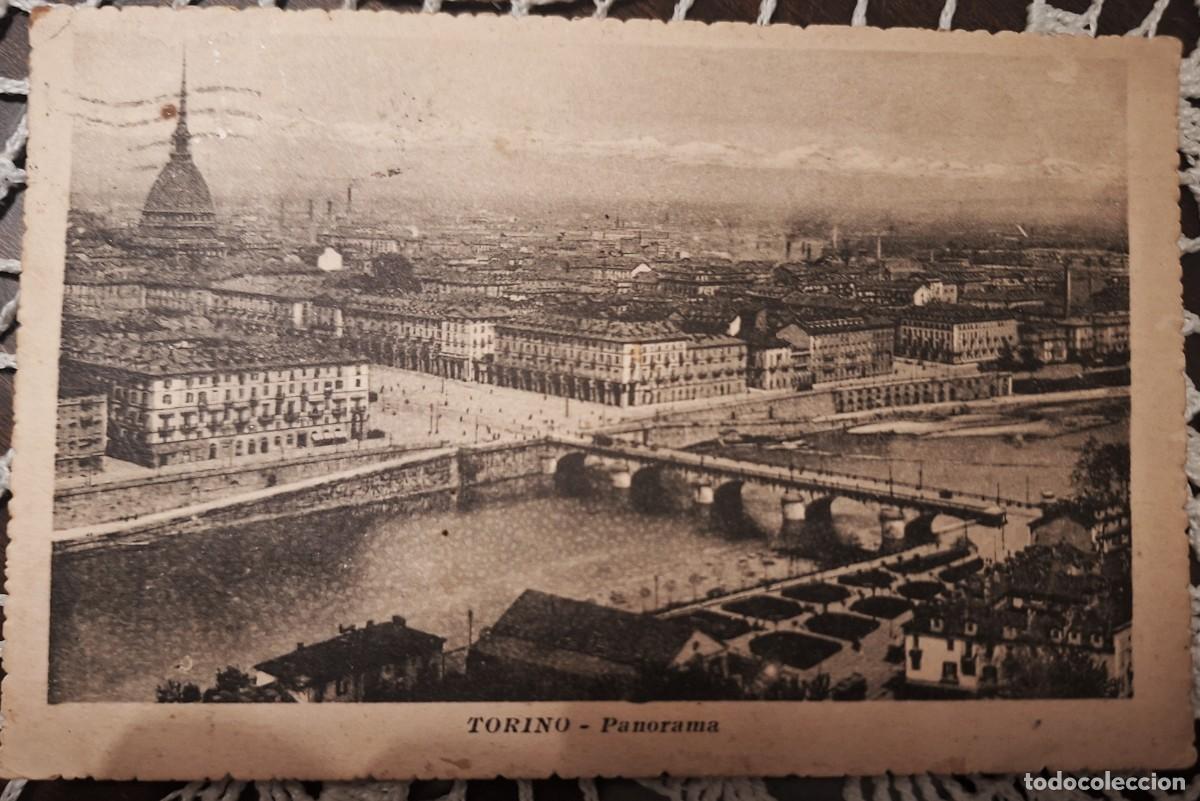 Postales: TORINO - POSTAL MUY ANTIGUA MANUSCRITA EN 1919 - TORINO PANORAMA