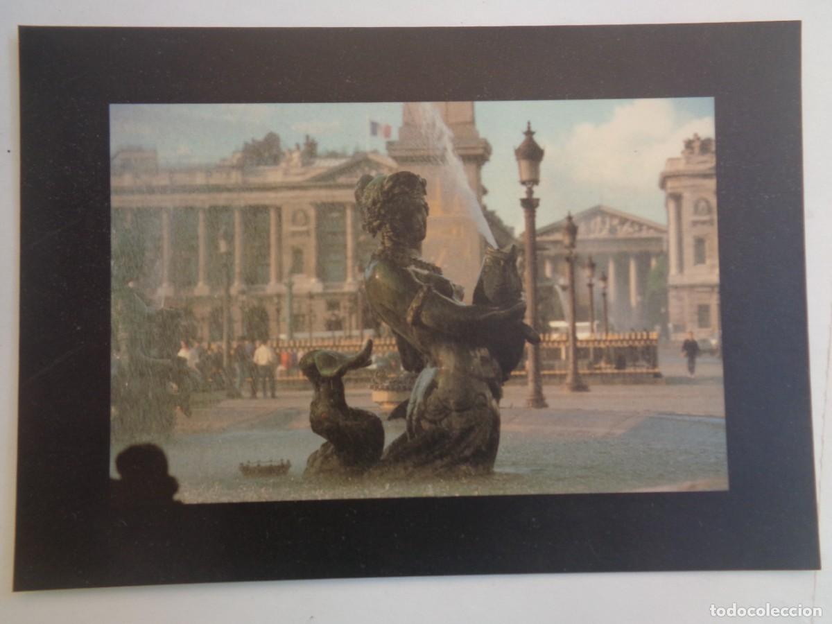 Postkarten: POSTAL DE PARIS ( FRANCIA ): PLAZA DE LA CONCORDIA , IGLESIA DE LA MADELEINE