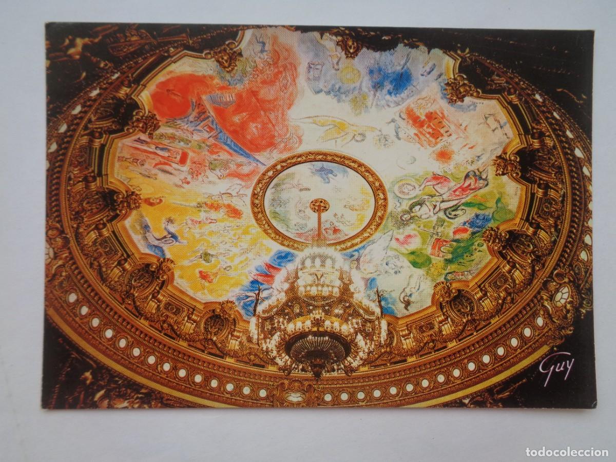 Postkarten: POSTAL DE VERSALLES ( FRANCIA ): PALACIO DE LA OPERA , GRAN CUPULA CON PINTURAS DE MARC CHAGALL