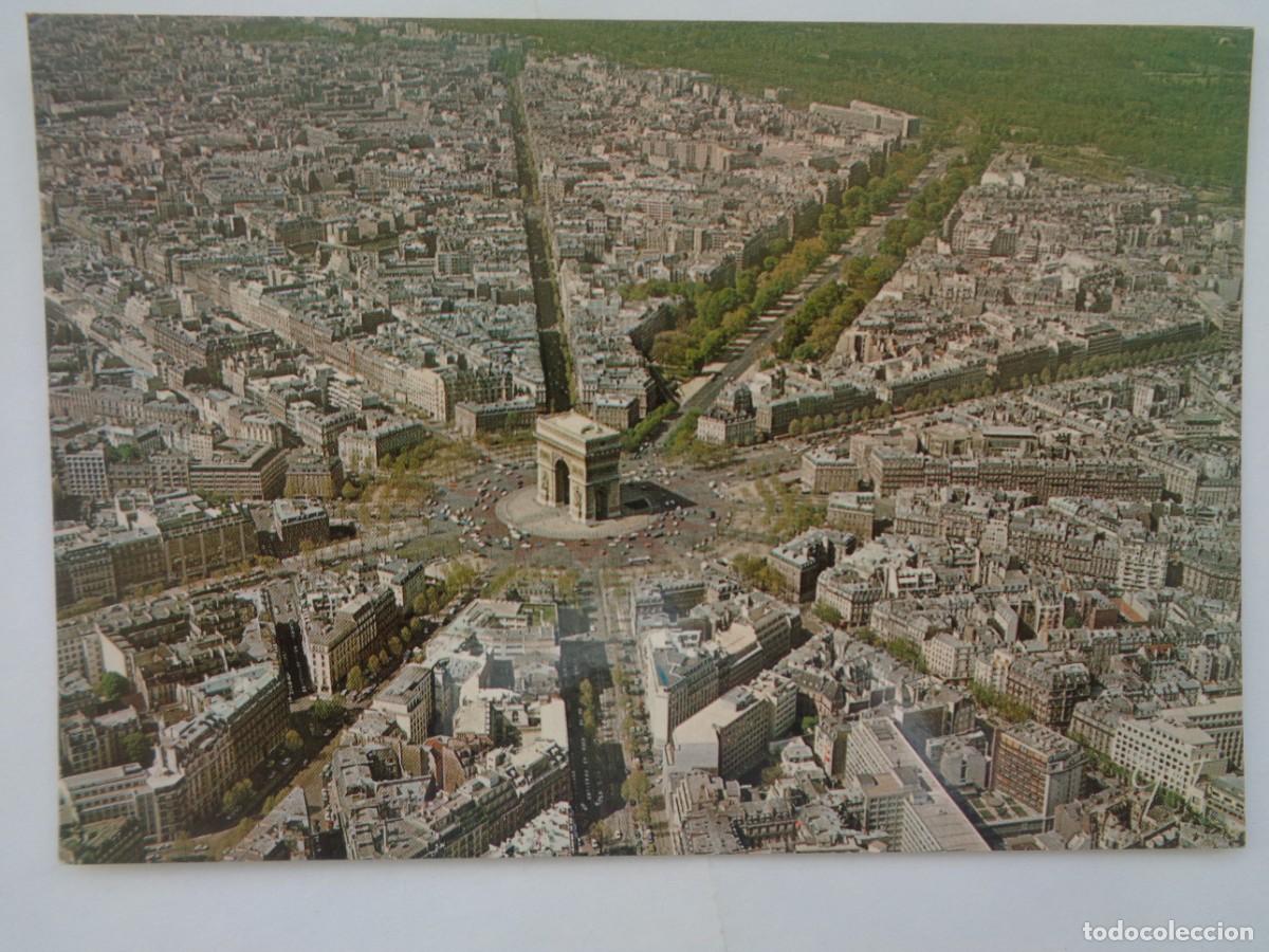 Postkarten: POSTAL DE PARIS ( FRANCIA ): VISTA AEREA DEL ARCO EL TRIUNFO