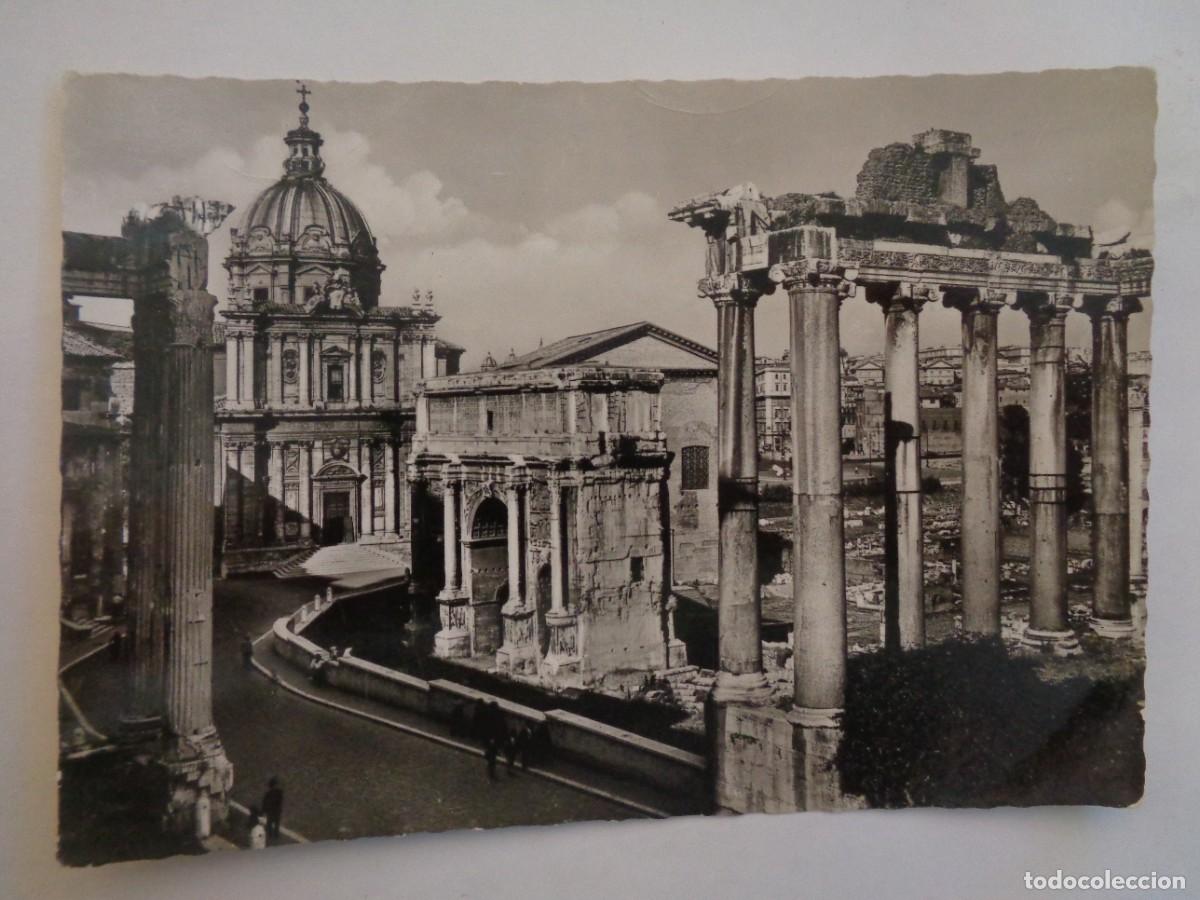 Postales: POSTAL DE ROMA ( ITALIA ): FORO ROMANO . A&Ntilde;OS 50