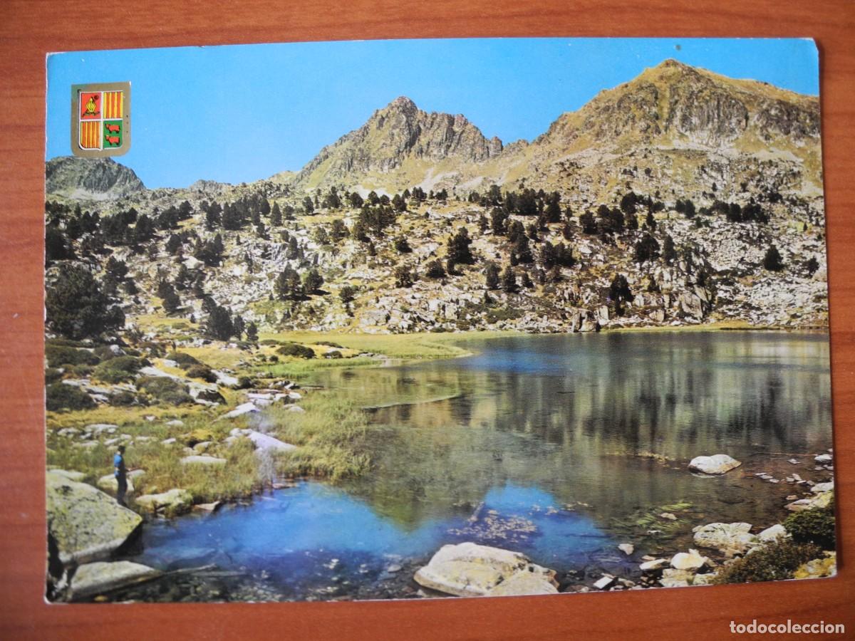 Postales: Valls d'Andorra Llac dels Pessons Ed. Soberanas n. 474 Nueva.