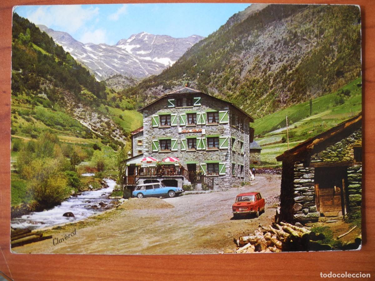 Postales: Valls d'Andorra Arinsal. Hostal Poblado i Coma Pedresa. Ed. Claverol n. 1220. Nueva.