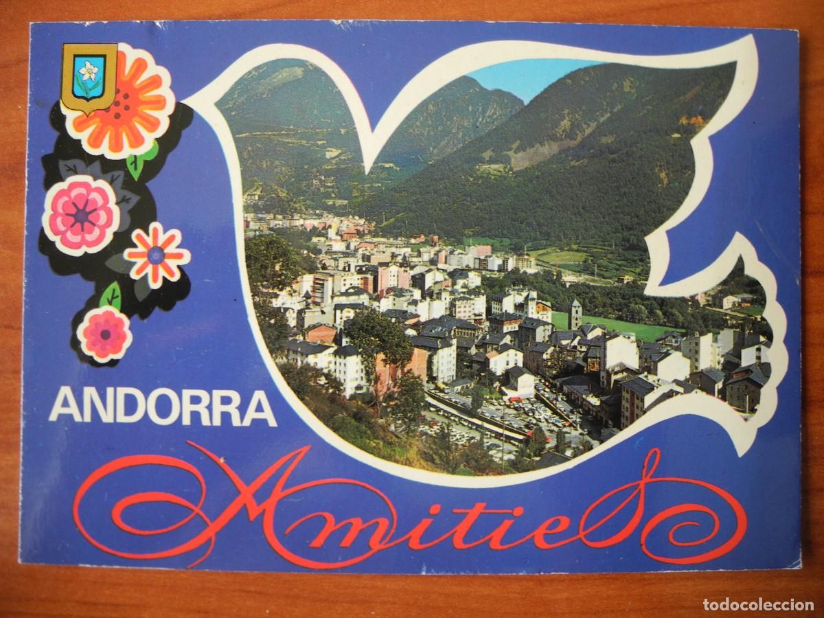 Postales: Valls d'Andorra. Andorra la Vella. Ed. ISCLA n. 365. Escrita.