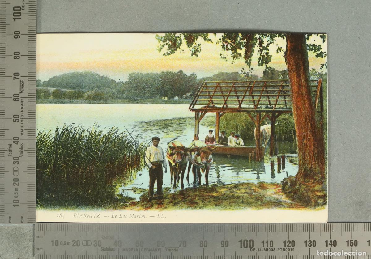 Postales: POSTAL. Biarritz. &mdash; Le Lac Marion. &mdash; LL.