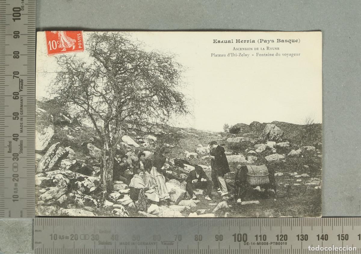Cartes Postales: POSTAL. Eskual Herria (Pays Basque) - Ascension de la Rhune - Plateau d'Thi-Zelay - Fontaine du