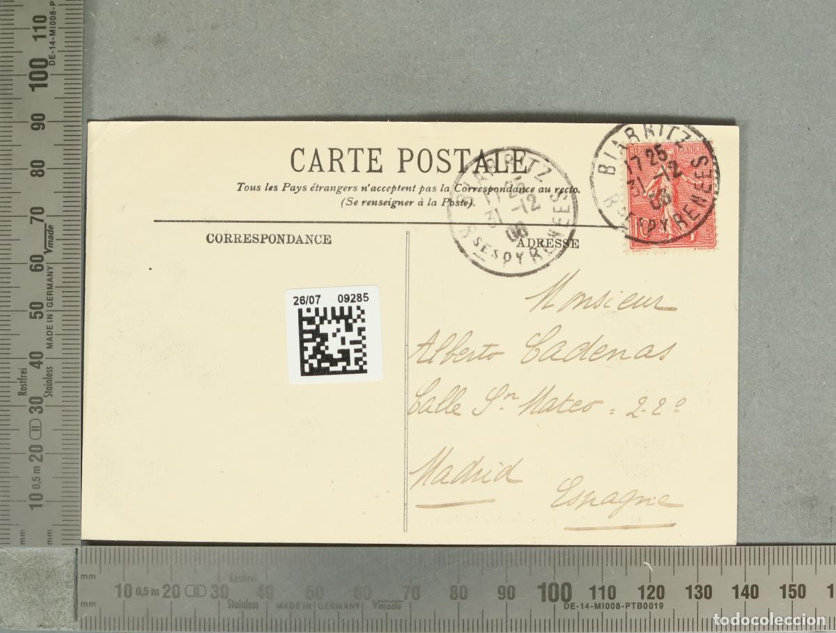 Postales: POSTAL. Biarritz - La Perspective Miramar - Foto 2