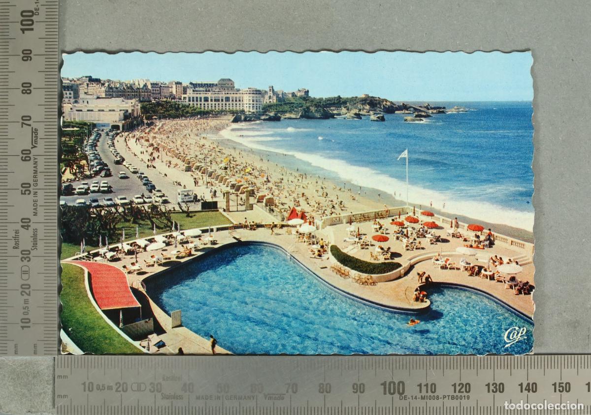 Cartes Postales: POSTAL. BIARRITZ LA GRANDE PLAGE ET LE CASINO