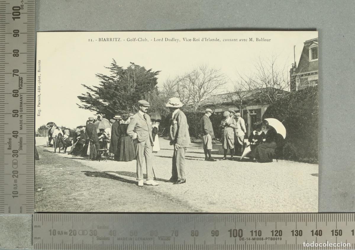 Cartes Postales: POSTAL. Biarritz - Golf-Club - Lord Dudley, Vice-Roi d'Irlande, causant avec M. Balfour