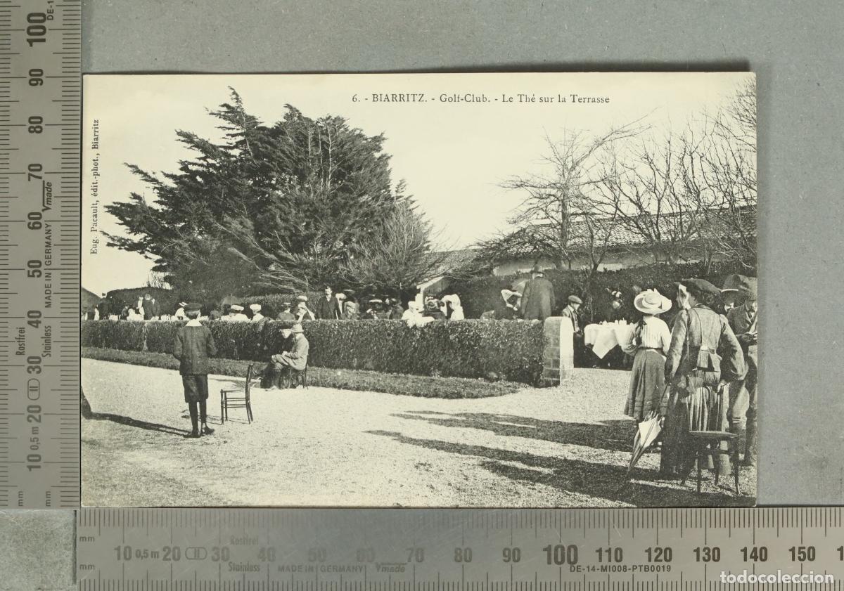 Cartes Postales: POSTAL. Biarritz - Golf-Club - Le Th&eacute; sur la Terrasse - Eug. Pacault