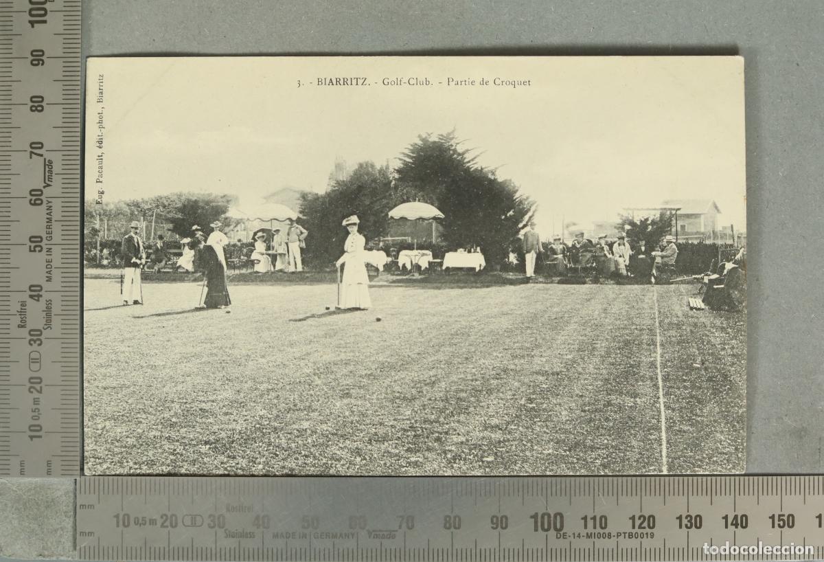 Cartes Postales: POSTAL. Biarritz - Golf-Club - Partie de Croquet - Eug. Pacault