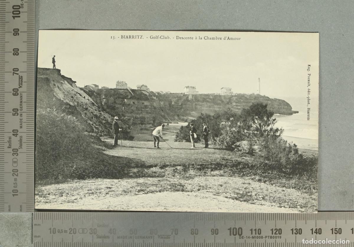 Cartes Postales: POSTAL. BIARRITZ - Golf-Club - Descente &agrave; la Chambre d'Amour - Eug. Pacault