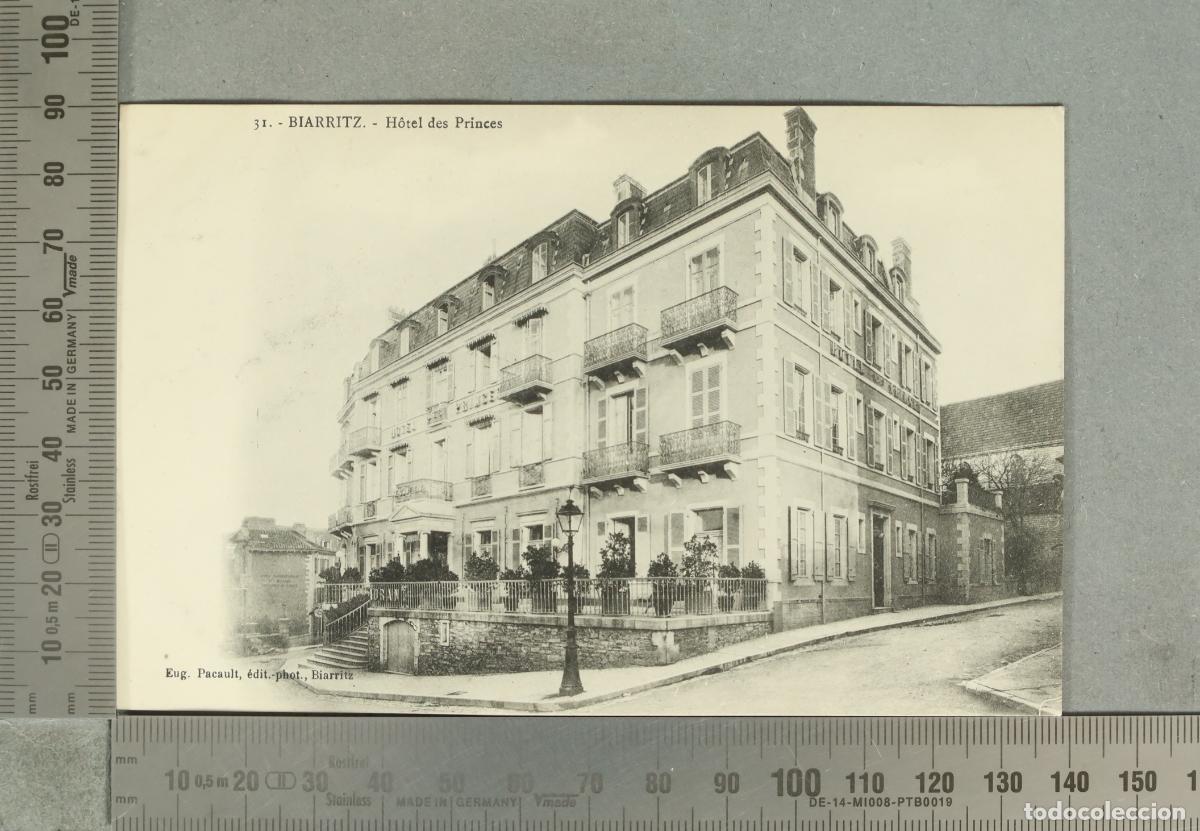 Postkarten: POSTAL. Biarritz - H&ocirc;tel des Princes - Eug. Pacault