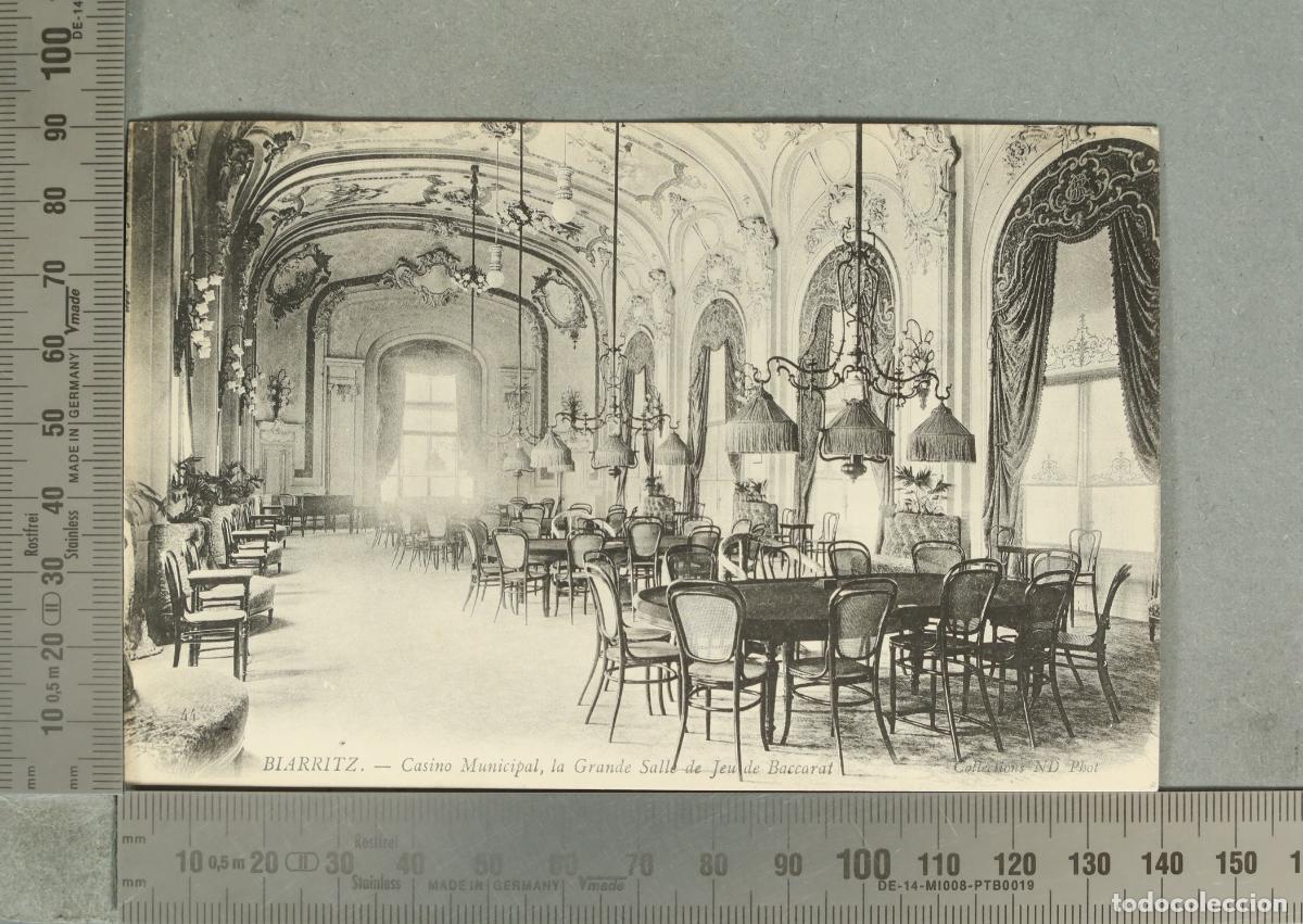 Postkarten: POSTAL. Biarritz - Casino Municipal, la Grande Salle de Jeu de Baccarat
