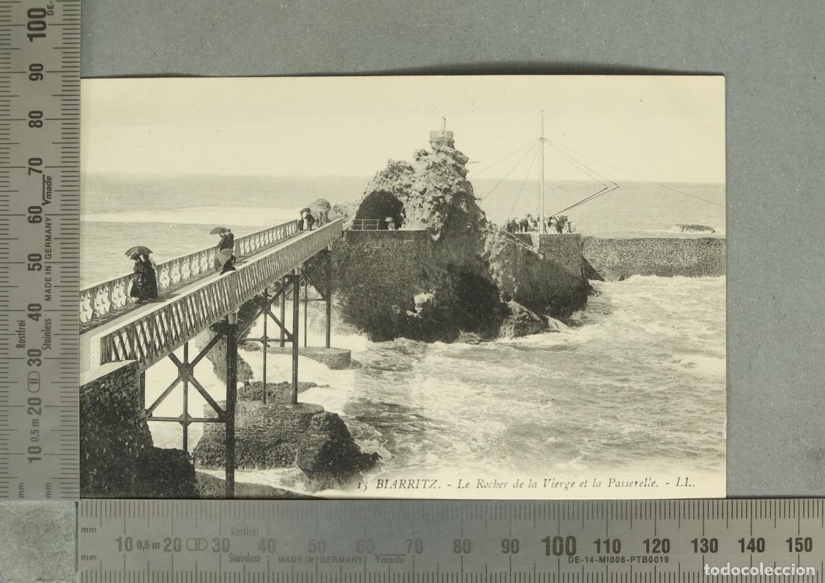 Postales: POSTAL. Biarritz - Le Rocher de la Vierge et la Passerelle