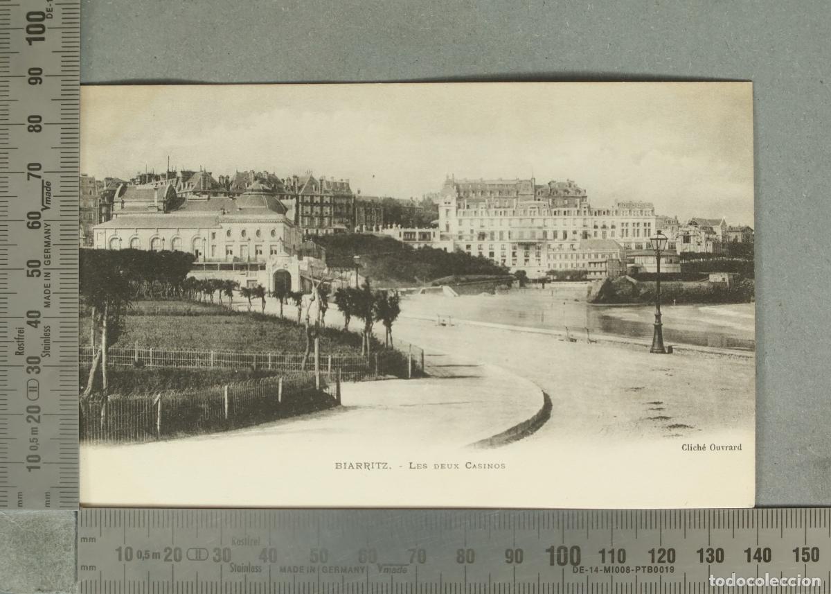 Postales: POSTAL. Biarritz - Les Deux Casinos - Clich&eacute; Ouvrard