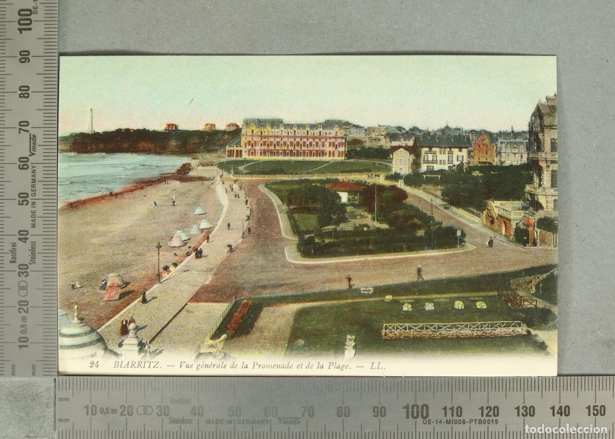 Postales: POSTAL. BIARRITZ - Vue g&eacute;n&eacute;rale de la Promenade et de la Plage - LL 24