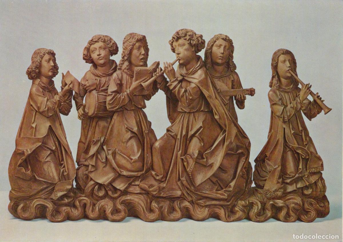 Postales: Germany Berlin Tilman Riemenschneider Angel Concert Sculpture Unposted *YAV005