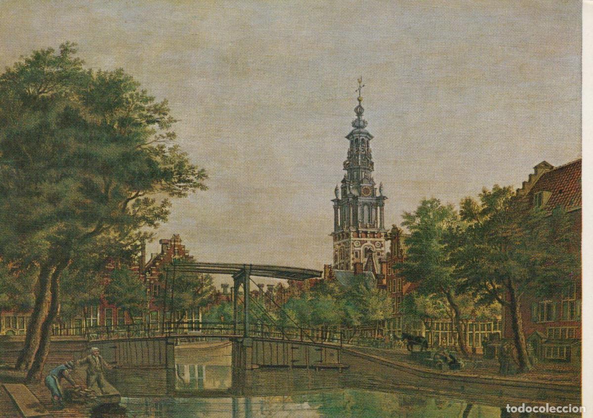 Postales: Netherlands Amsterdam Zuiderkerk Church Canal Bridge Jan de Unposted *YAV015