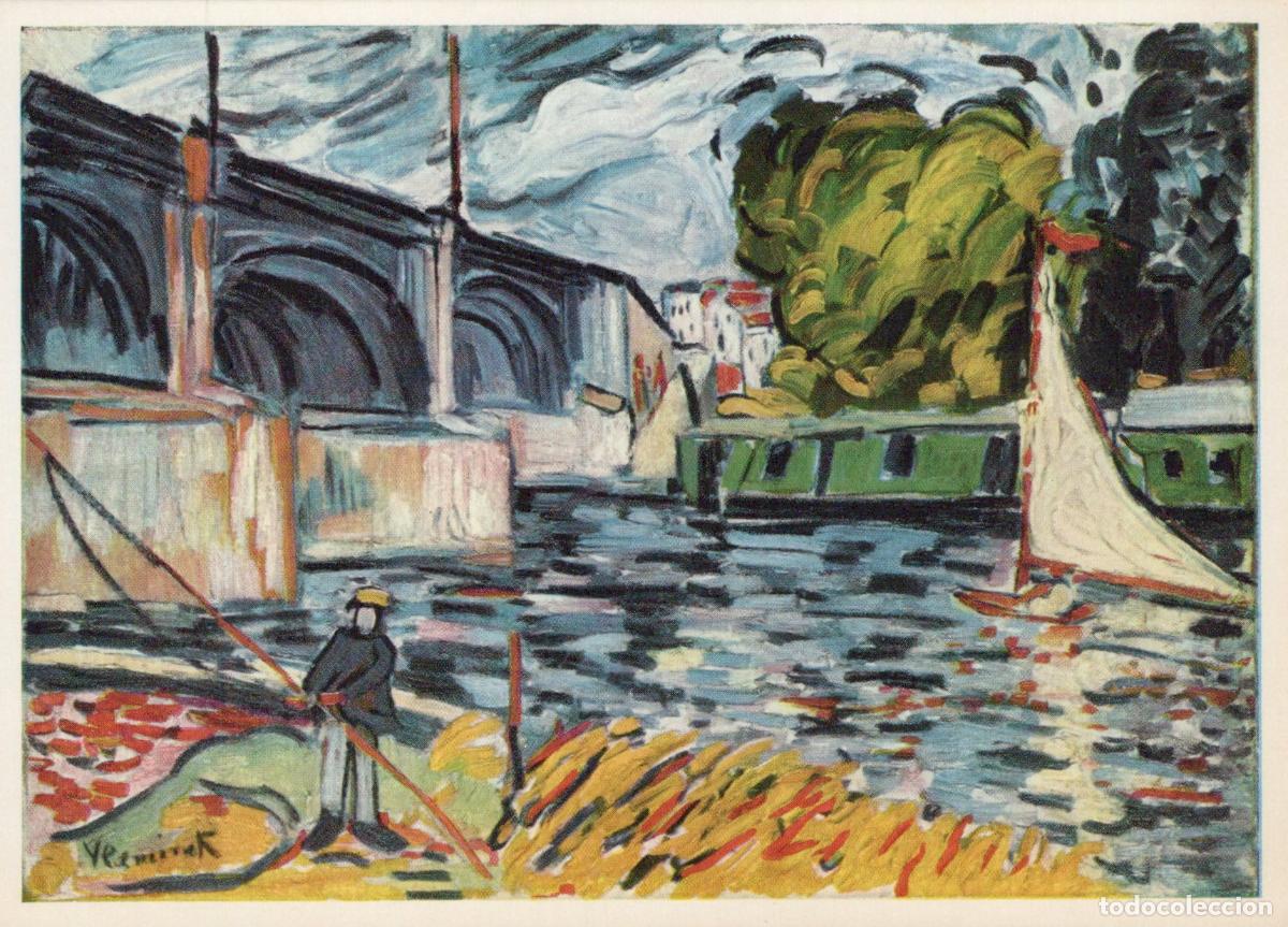 Postales: Germany Berlin Maurice Vlaminck die Br&uuml;cke von Chatou 1907 Unposted *YAV018