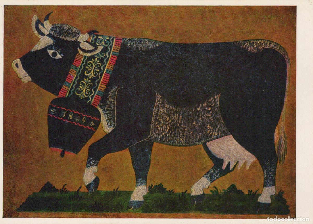 Postales: Switzerland St Gallen Bartholom&auml;us L&auml;mmler Portrait of A Cow Unposted *YAV022