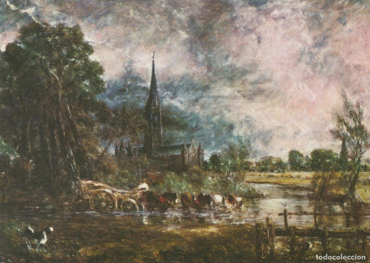 Postales: United Kingdom Salisbury Cathedral From the Meadows John Unposted *YAV024