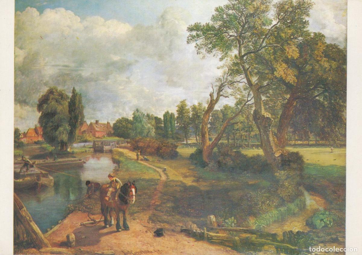 Postales: United Kingdom Flatford MILL John Constable Painting River Unposted *YAV023