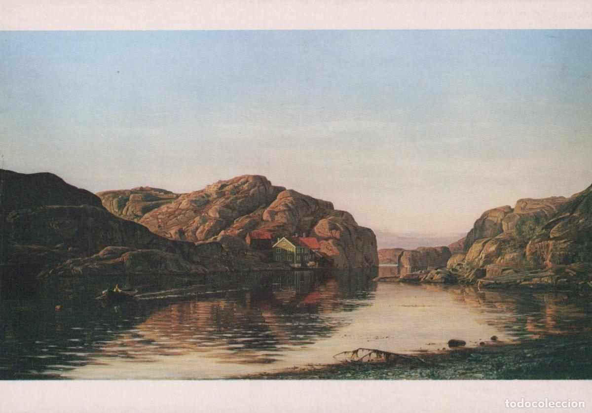 Postales: Norway Ny Hellesund Morning By Amaldus Nielsen Painting Art Unposted *YAV028