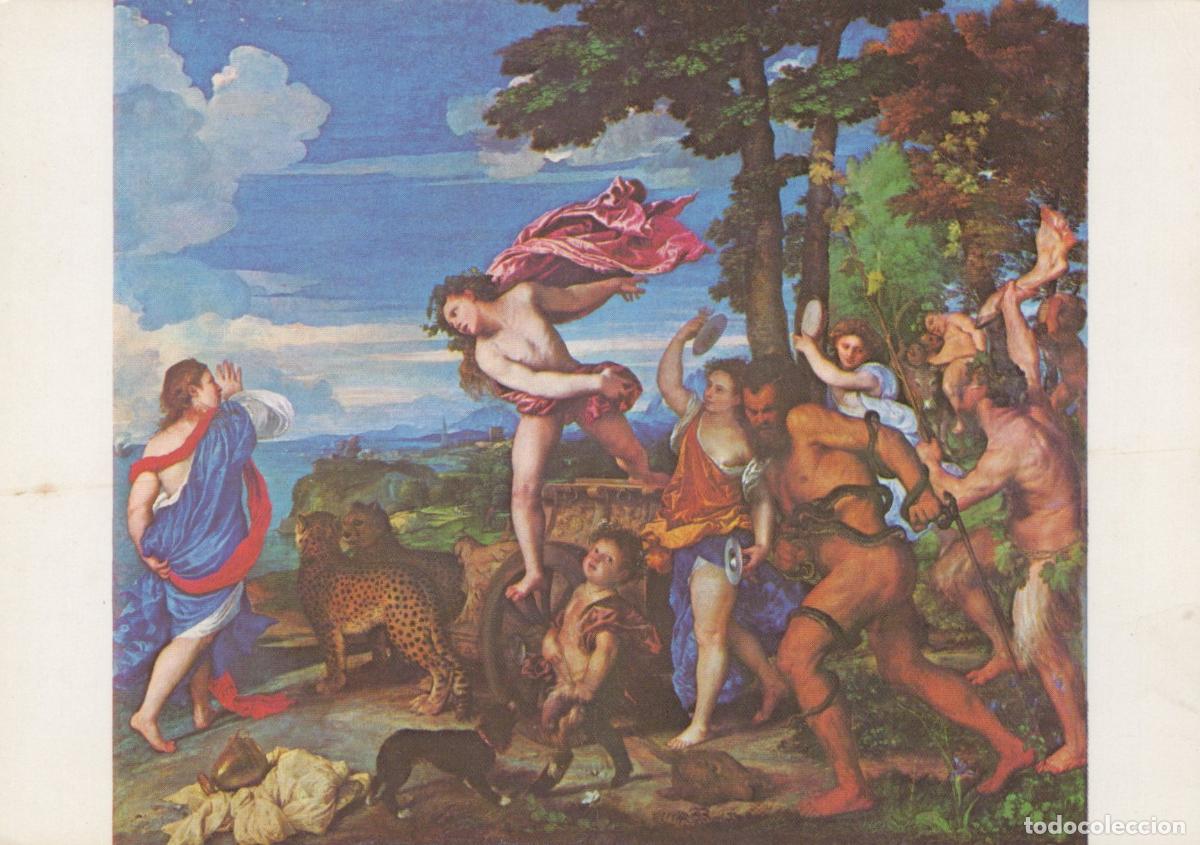 Postales: United Kingdom London National Gallery Titian Bacchus and Unposted *YAV042