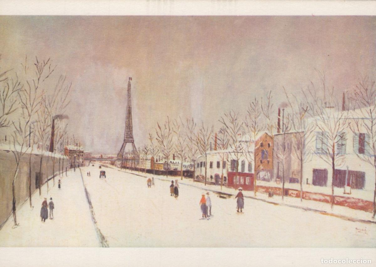 Postales: France Paris Maurice Utrillo la Tour Eiffel Vue de L Avenue de Unposted *YAV043